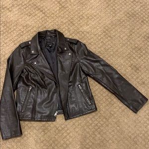 Faux leather jacket